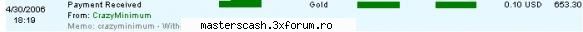 un program care este asemanator cu 0.0001$ -- 0.05$ -- 1$
payout 0.05$ inscrierea la cel putin 2